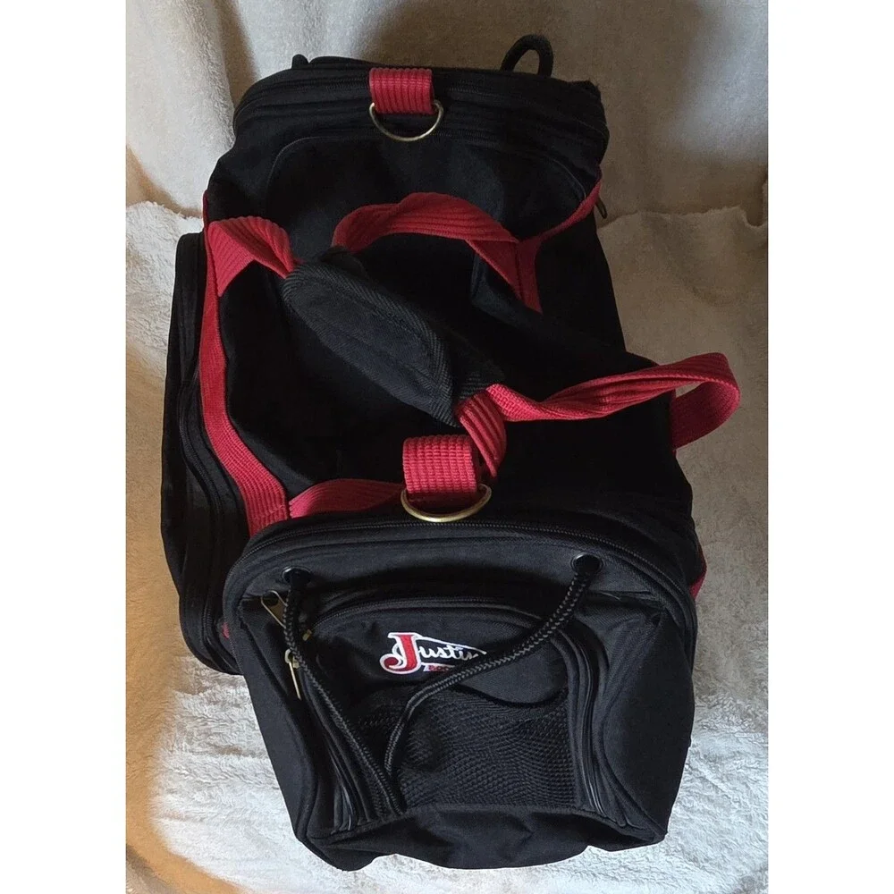 VTG Justin Boots Wrangler National Rodeo Finals Las Vegas Duffel Bag 2003 PRCA